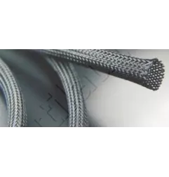 Black braided sheath Diam.25