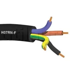 Câble HO7RN-F harmonisé de transmission d'énergie pour service mobile4x2,5 RNF