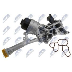 Radiateur D'huile Avec Filtre FIAT 500 1.3D 70KW 09 - 016002N, 55217288, 55217288