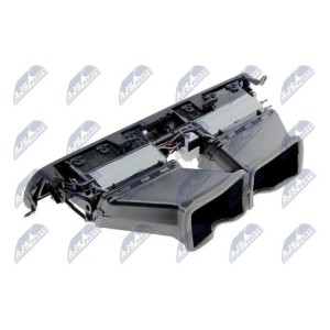Grille De Ventilation BMW 5 F10 F10N F11 F11N 2010- CENTRAL-COMPLET CHROME - 64229209136