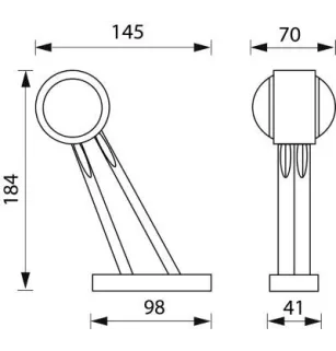 LED-Positionshupenleuchte hinten