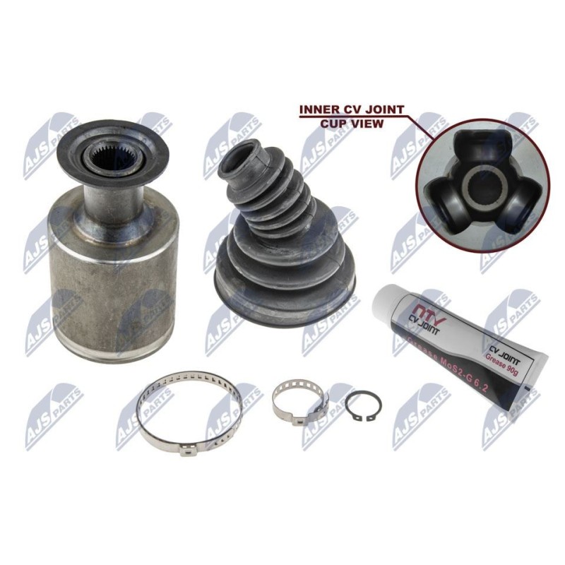 Joint Homocinétique Intérieur GAUCHE MERCEDES CLASSE E 4MATIC W210-S210 07.99-03 - 1611-210LH, A2103300901
