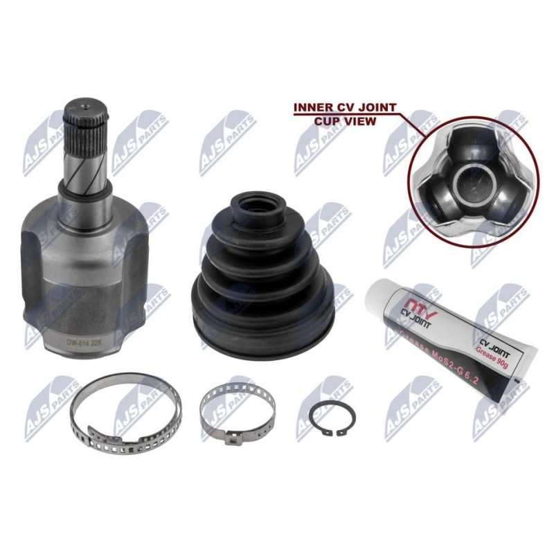 Joint Homocinétique Intérieur GAUCHE CHEVROLET EPICA 03 - 1011-EVMTLH, 95981833, 96238258