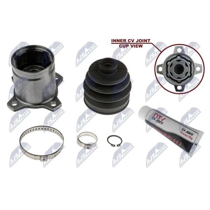 Joint Homocinétique Intérieur TOYOTA RAV4 14 - 0111-MHU38R, 42340-28080, 42360-28010