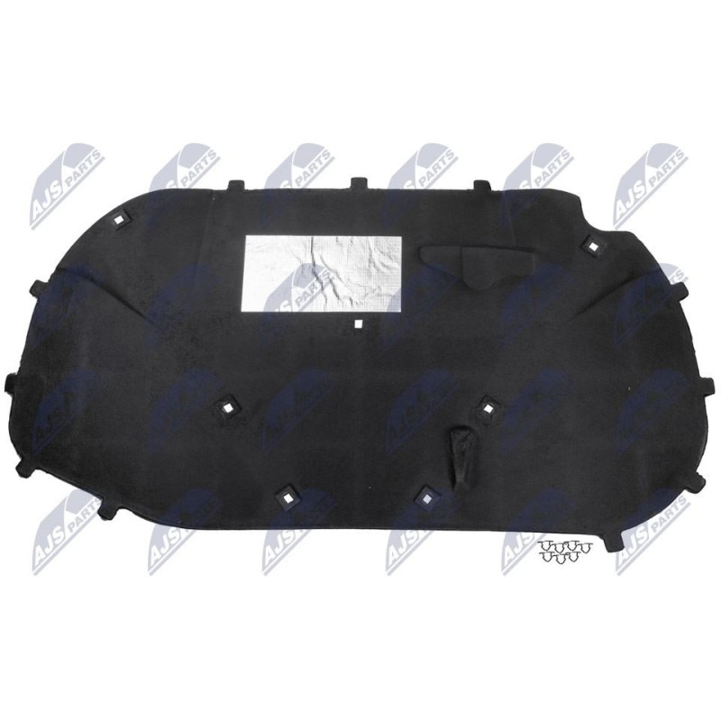 Insonorisation du capot moteur VW SCIROCCO 2009 - 1K8863831C, 1K8863831E