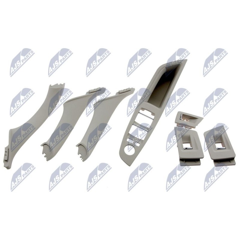 Jeu de poignées de porte avant BMW 5 F10-F11 2009-OYSTER - 7 pièces - 51417225879 Jeu de poignées de porte avant BMW 5 F10-F11 2009-OYSTER - 7 pièces - 51417225879