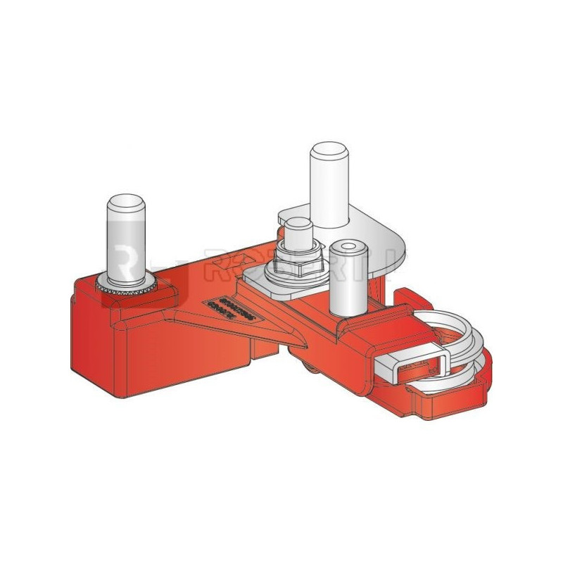 Boîtier de protection électrique pour 4 fusibles MIDI + 1 fusible MEGA