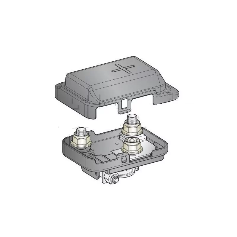 Boîtier de protection électrique pour 1 fusible MEGA