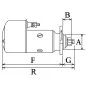 Arrancador 24V 5,4 Kw 9 dientes, Bosch 0001410002, 0001410088, 0001415001, 0001416002, 0001416078, 0001416079, 0001416202