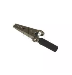 Krokodilclips 5 Ampere isoliert 5 Amp. SCHWARZ