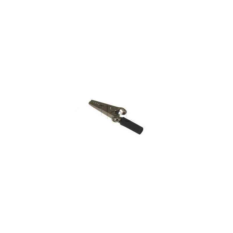 Krokodilclips 5 Ampere isoliert 5 Amp. SCHWARZ