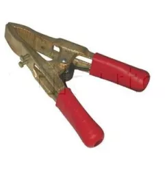 Massenzange Messing 500A rot+