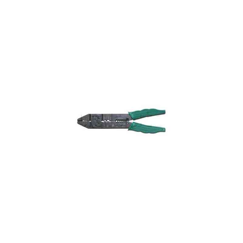Pinza per crimpa per pillola nuda per sezione cavo da 0,50 a 6 mm² - Modello professionale