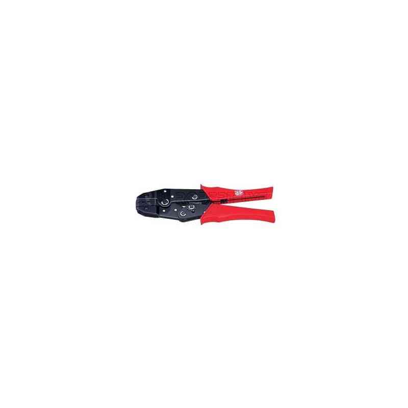 Alicates de crimpagem com bloqueio para garras nuas e garras - Modelo Profissional 0.5/6mm2 Alicates de crimpagem com bloqueio para garras nuas e garras - Modelo Profissional 0.5/6mm2