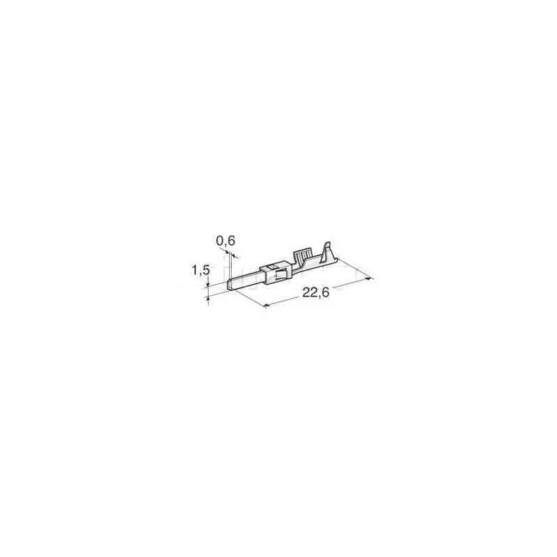 Cosses nues spécifiques 1,5 M 0,5A1MM2 Cosses nues spécifiques 1,5 M 0,5A1MM2