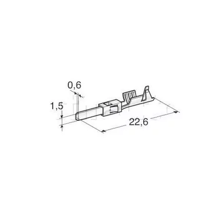 Cosses nues spécifiques 1,5 M 0,5A1MM2