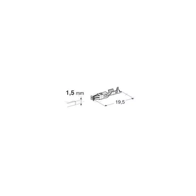 Cosses nues spécifiques 0,50 A 1MM2