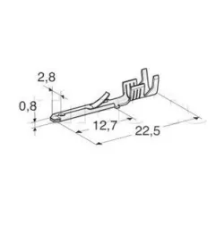 Spezifische nackte Pods 2,8 männlich 0,5a1mm2