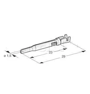 Cosses nues spécifiques 1.5mm-0.5A1.5mm2