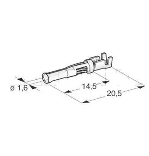 Spezifische nackte Pods F 1,5 mm-0,5a1.5mm22222