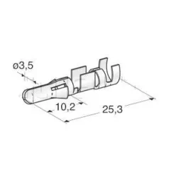 Spezifische nackte Pods männlich R 2,5 bis 6mm2