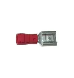 Clip femenino semiislado rojo: 6.35