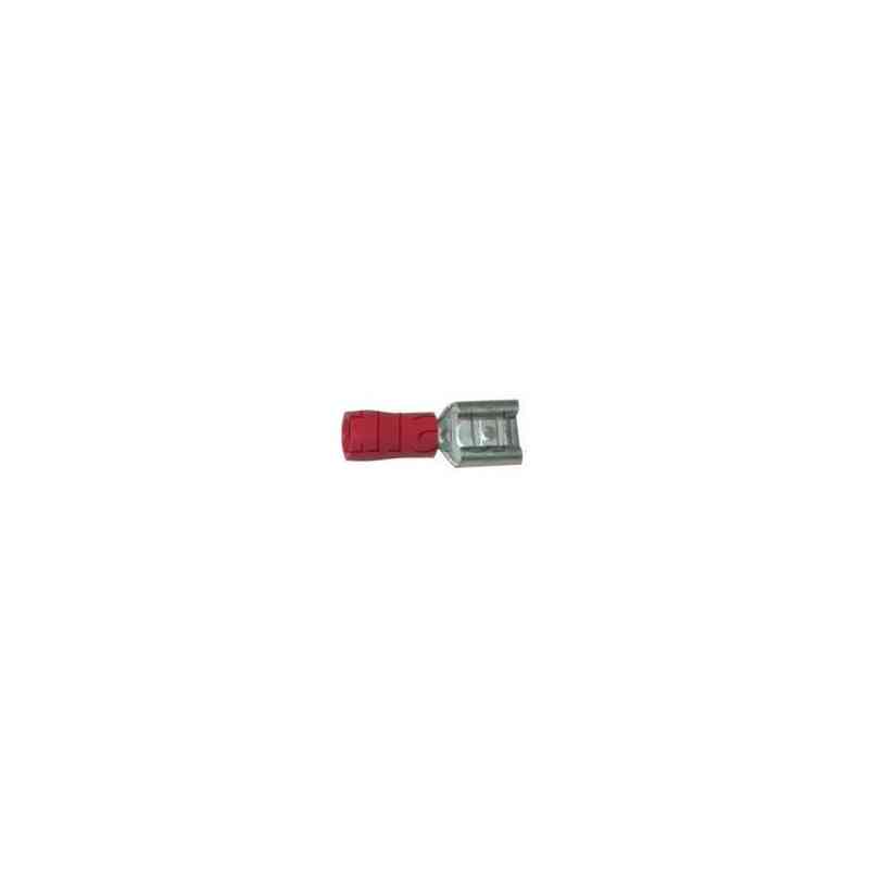 Red Semi-isolierte weibliche Clip Clip: 6.35 Red Semi-isolierte weibliche Clip Clip: 6.35