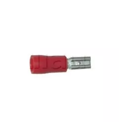 Clip femenino semiislado: 2.8 mm de rojo