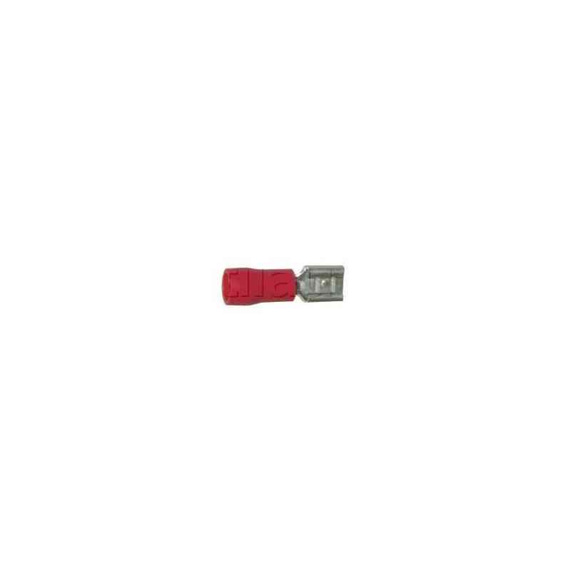 Clip femenino semiislado rojo Clip femenino semiislado rojo
