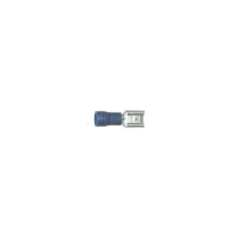 Clip femminile semi-isolato blu: 6.35 Clip femminile semi-isolato blu: 6.35