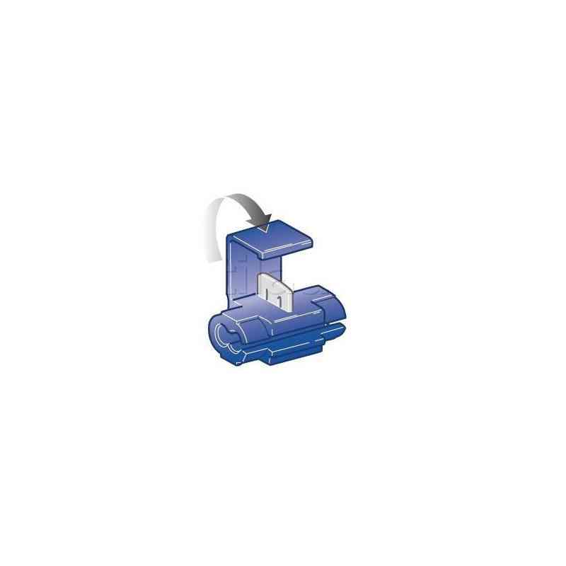 Connettore auto-annoying per connessioni, connessioni o derivazioni della connessione di cavi blu Connettore auto-annoying per connessioni, connessioni o derivazioni della connessione di cavi blu
