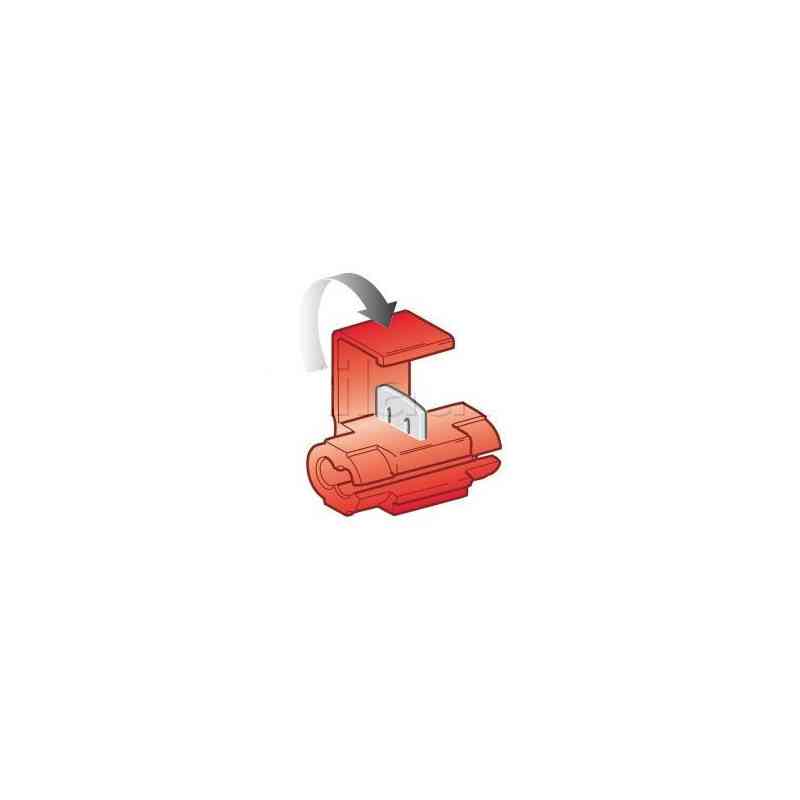 Connettore auto-annoying per connessioni, connessioni o derivazioni dei cavi rusciti auto