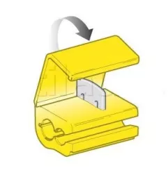 Connecteur auto-dénudant pour connexions, raccordements ou dérivations de câbles JAUNE AUTO-DENUDANT