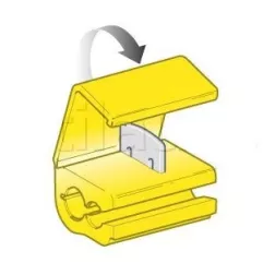 Selbstanynoying-Stecker für Verbindungen, Verbindungen oder Ableitungen selbstweichen gelber Kabel