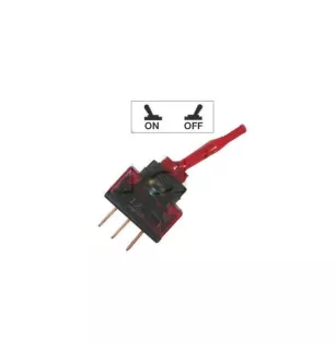 Interruptores de varilla de PVC rojos