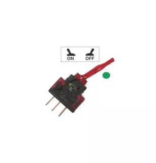 Interruptores de haste de PVC luminosos verdes