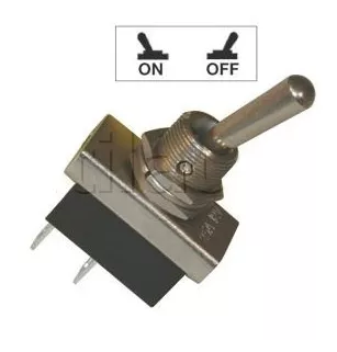 Interrupteurs à tige métal 20 mm - Connexions à fiches 6,35 mm - 