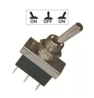 Interrupteurs à tige métal 20 mm - Connexions à fiches 6,35 mm