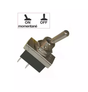 Interruttori a bordo in metallo da 20 mm - Collegamenti per la foglio da 6,35 mm - Serie -MON per prestazioni elevate