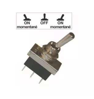 20 mm metal rod switches - 6.35 mm sheet connections - 2xon -mom high performance series