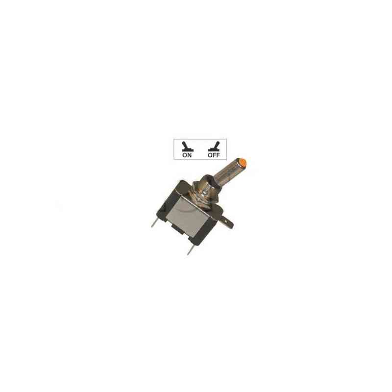 Stem switch with light LED light - Orange 12v high performance series Stem switch with light LED light - Orange 12v high performance series