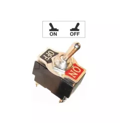 Interruptores bipolares com haste de metal 18 mm - conexões de parafuso - alto desempenho na série -OFF