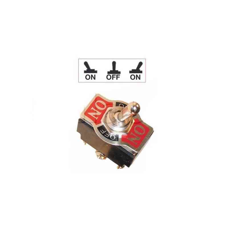 Interruptores bipolares com haste de metal de 18 mm - conexões de parafuso - série de alto desempenho na -of -off -on Interruptores bipolares com haste de metal de 18 mm - conexões de parafuso - série de alto desempenho na -of -off -on