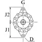 Lichtmaschine 14V 40Amp Nissan 23099-09W10,23099-34W01,23099-R8103,23099-R8109