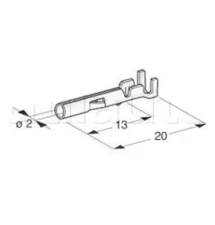 Specific naked pods 0.5A2.5mm2