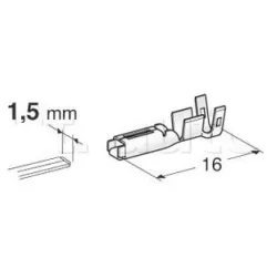 Specific naked pods 0.75-1.5mm2