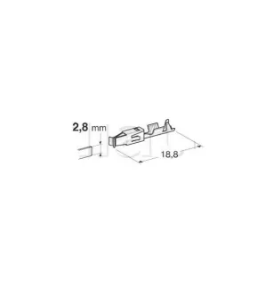 Specific naked pods 2.8mm-1.5-2.5mm2
