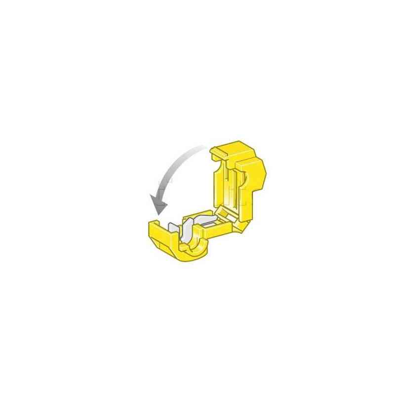 Connecteur auto-dénudant pour effectuer des dérivations de câble. JAUNE Connecteur auto-dénudant pour effectuer des dérivations de câble. JAUNE