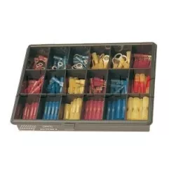 Coffret assortiment plastique - 180 Cosses thermorétractables + cosses thermosoudables