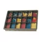 Coffret assortiment plastique - 180 Cosses thermorétractables + cosses thermosoudables